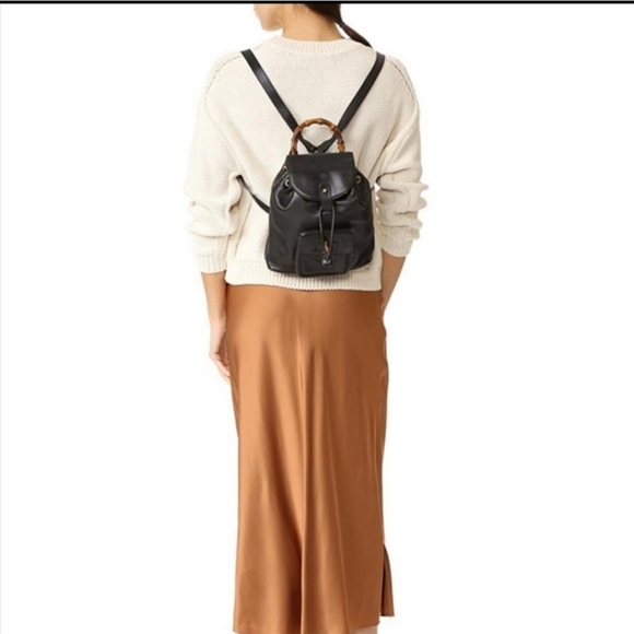 Authentic Vintage Gucci Bamboo Top Handle Backpack - Picture 13 of 13